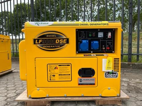 Rebma LF9000DSE 8KVA - Diesel generator aggregraat, Doe-het-zelf en Verbouw, Aggregaten, Nieuw, Dieselolie, 5 tot 10 kVA, Elektrisch startend