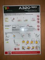 Air portugal A320 neo safety card, Verzamelen, Ophalen of Verzenden, Zo goed als nieuw, Kaart, Foto of Prent
