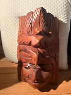 Peruaans Houtsnijwerk Masker, Antiek en Kunst, Ophalen of Verzenden