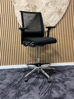 Steelcase balie bureaustoel met voetring, Ophalen of Verzenden, Zo goed als nieuw, Zwart