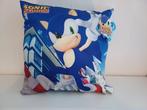 Sonic the Hedgehog Kussen, Blauw, Zo goed als nieuw, Vierkant, Verzenden
