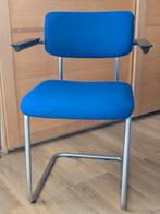 Gispen bureaustoel met armleuningen 1125, Huis en Inrichting, Stoelen, Ophalen, Zo goed als nieuw, Blauw, Eén