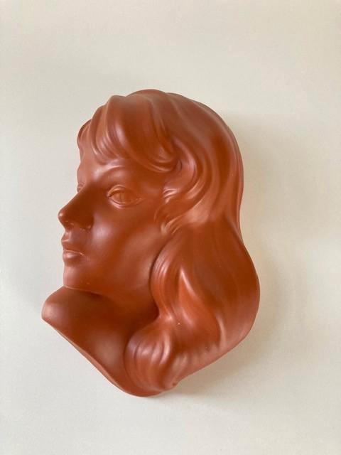 Diana keramiek meisjeshoofd Wormser terra sigilata, Antiek en Kunst, Kunst | Beelden en Houtsnijwerken, Ophalen of Verzenden