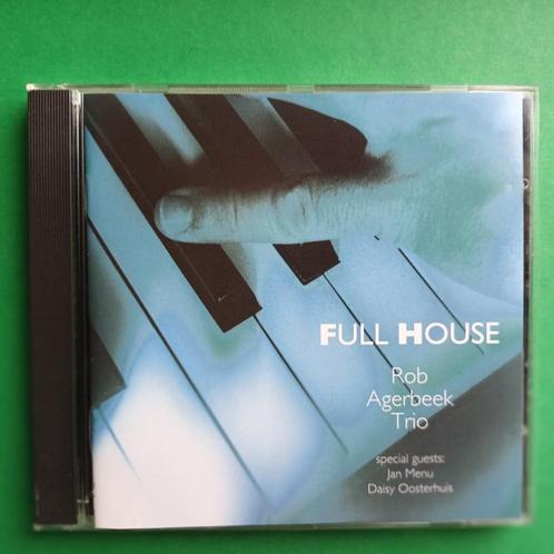 ROB AGERBEEK TRIO - FULL HOUSE (GUEST: DAISY OOSTERHUIS), Cd's en Dvd's, Cd's | Jazz en Blues, Zo goed als nieuw, Jazz, 1980 tot heden