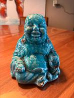 Turquoise Boeddha Beeldje, Ophalen of Verzenden, Gebruikt