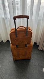 Kofferset Jump, Sieraden, Tassen en Uiterlijk, Koffers, Uitschuifbare handgreep, Zo goed als nieuw, Zacht kunststof, 35 tot 45 cm