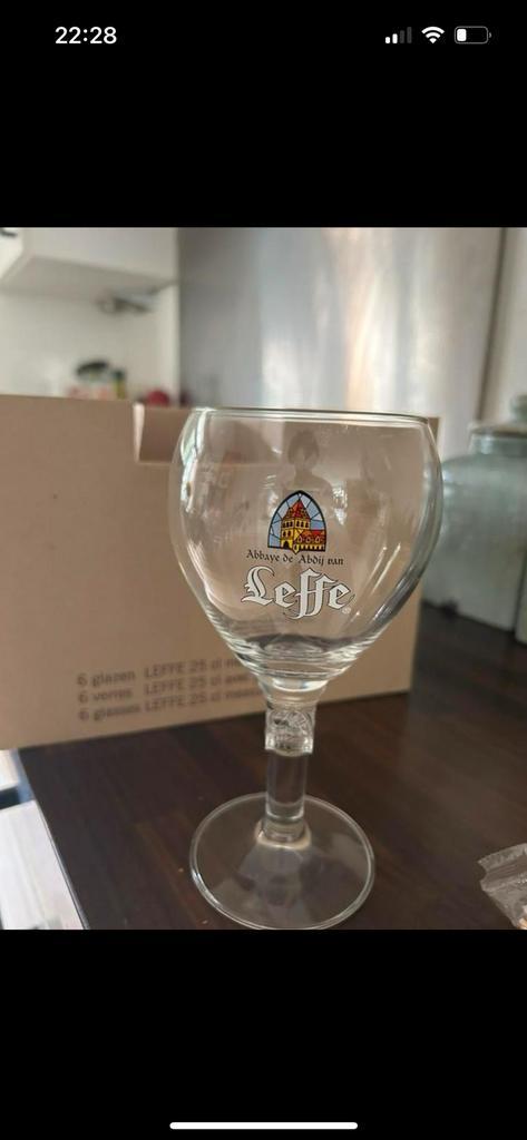 Nieuwe Leffe Bierglazen - set van 3, Verzamelen, Biermerken, Nieuw, Glas of Glazen, Leffe, Ophalen of Verzenden