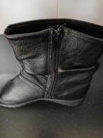Half hoge zacht leren laarsjes, Ophalen, Nieuw, Zwart