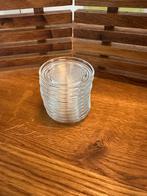 Glazen Onderzetters Set, Ophalen of Verzenden, Zo goed als nieuw, Glas of Kopje