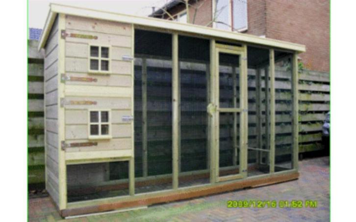 Hoog kippenhok maatwerk nieuw, Dieren en Toebehoren, Pluimvee | Toebehoren, Nieuw, Kippenhok of Kippenren, Ophalen of Verzenden