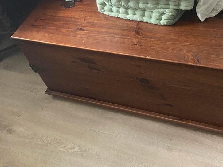 Mooie Antieke Dekenkist, Huis en Inrichting, Woonaccessoires | Kisten, Gebruikt, 50 tot 75 cm, 75 tot 100 cm, 100 tot 150 cm, Grenenhout
