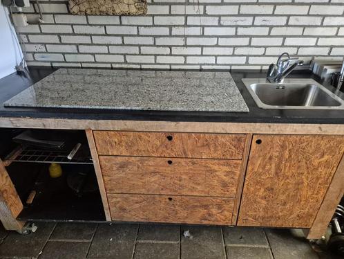 Complete Buitenkeuken met Wasbak, Tuin en Terras, Buitenkeukens, Zo goed als nieuw, Vrijstaand, Ophalen