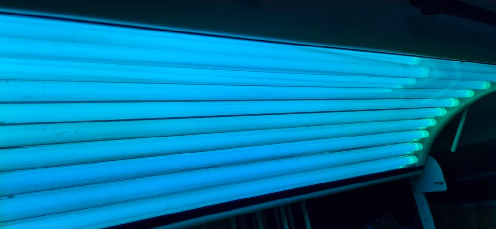 Zonnehemel, Witgoed en Apparatuur, Zonnebanken en Gezichtsbruiners, Gebruikt, Zonnebank enkelzijdig, 10 tot 15 lampen, Ophalen