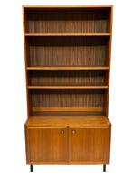 Vintage Vrijstaand Wandmeubel Boekenkast Jaren 70 design, Ophalen, Met plank(en), Gebruikt, Minder dan 150 cm