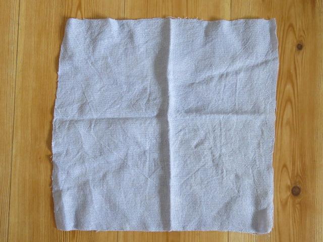 Linnen borduurstof lichtblauw gewassen 10 draads 40 x 41 cm, Hobby en Vrije tijd, Borduren en Borduurmachines, Nieuw, Onderdeel of Toebehoren