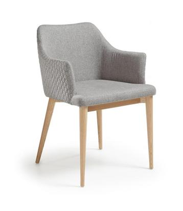 Kave Home Eetkamerstoelen - Antraciet & Lichtgrijs beschikbaar voor biedingen