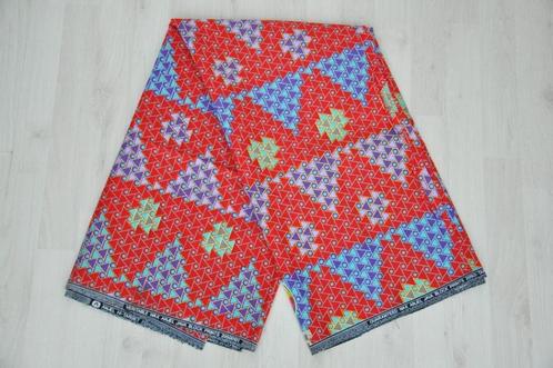 Afrikaanse stof - Totaal 1,80 meter lang, Hobby en Vrije tijd, Stoffen en Lappen, Nieuw, Katoen, 120 cm of meer, 30 tot 200 cm