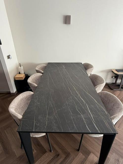 Montèl Nardo Eerkamertafel, Huis en Inrichting, Tafels | Eettafels, Zo goed als nieuw, 50 tot 100 cm, 200 cm of meer, Vijf personen of meer
