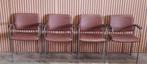 7 x Vintage vergaderstoelen leer design stoelen Bauhaus, Antiek en Kunst, Ophalen of Verzenden
