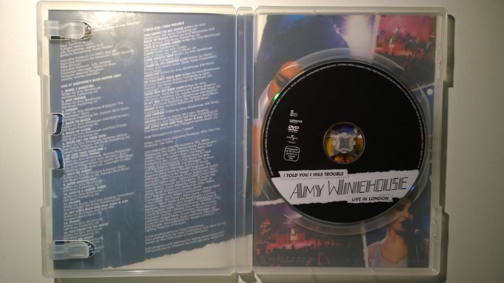 Amy Winehouse - I Told You I Was Trouble (DVD), Alle leeftijden, Ophalen of Verzenden, Zo goed als nieuw, Muziek en Concerten