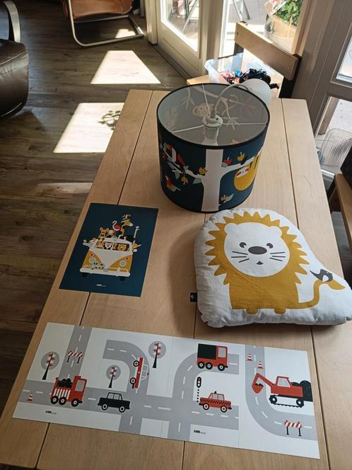 ANNI DESIGN kinderkamer hanglamp kussen en posters, Kinderen en Baby's, Kinderkamer | Inrichting en Decoratie, Gebruikt, Wanddecoratie