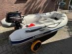 Mercury rubberboot met 4-takt Mercury motor en strandtrailer, Watersport en Boten, Ophalen, Quicksilver, Zo goed als nieuw, Hout