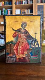 Icoon prent op hout, Heilige Catharina, Verzenden