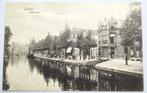 Oude Singel en Oude Rijn~Leiden~ca 1910~Echte foto's, Gelopen, Stad of Dorp, Ophalen of Verzenden, Voor 1920