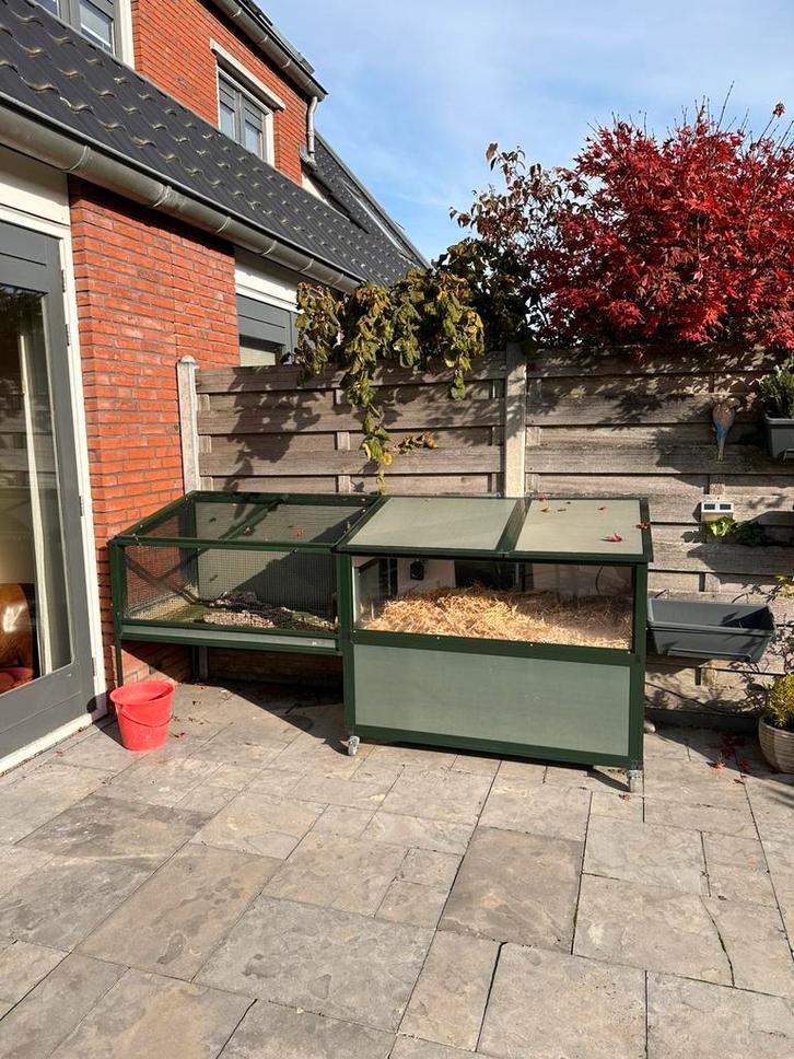 Buitenverblijf griekse landschildpadden met toebehoren, Dieren en Toebehoren, Knaagdieren en Konijnen | Hokken en Kooien, Zo goed als nieuw
