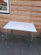 Campingtafel - verstelbare poten, Caravans en Kamperen, Kampeermeubelen, Ophalen, Gebruikt, Campingtafel