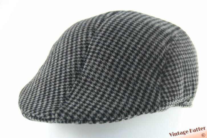 Vintage flatcap Voorgevormde pet grijszwart pied-de-poule 59, Kleding | Heren, Hoeden en Petten, Gedragen, Pet, 58 of 59 cm (L, 7¼ of ⅜ inch)