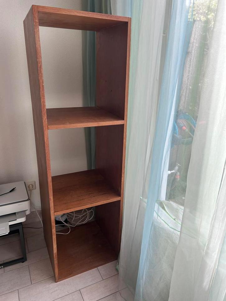 Teak Roomdivider, Huis en Inrichting, Kasten | Boekenkasten, Gebruikt, 100 tot 150 cm, 150 tot 200 cm, 25 tot 50 cm, Met plank(en)