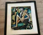 Gesigneerd C Ryan olieverf schilderij, Antiek en Kunst, Kunst | Schilderijen | Abstract, Ophalen