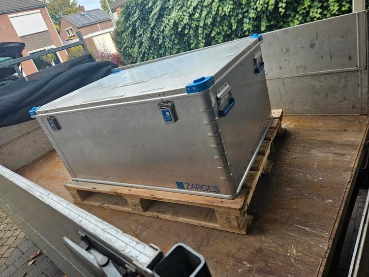 Grote Aluminium Zarges Kist, Doe-het-zelf en Verbouw, Kratten en Dozen, Zo goed als nieuw, Bak of Kist, 100 cm of meer, 35 tot 50 cm