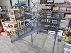 Stalen trap hoog 2,9mtr met bordes antraciet 5x2mtr nog120, Ophalen, Zo goed als nieuw, 2 tot 4 meter
