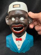 spaarpot , gietijzer, Verpleger., Ophalen of Verzenden, Zo goed als nieuw, Metaal of Blik, Overige thema's