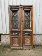 Prachtige antieke dubbele eiken voordeur, La belle porte, Jurgen.hoogenboezem@gmail.com, Glas, Nieuwstraat 1c, 6271 AX Gulpen