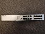 D-Link DGS-1016D 16 ports gigabit switch, Computers en Software, Netwerk switches, Ophalen of Verzenden, Zo goed als nieuw