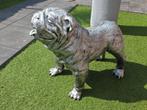 Bulldog beeld, Tuin en Terras, Tuinbeelden, Ophalen, Zo goed als nieuw, Kunststof, Dierenbeeld