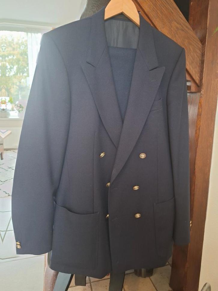 COLBERT + BROEK // FRANS MOLENAAR // Maat 52, Kleding | Heren, Kostuums en Colberts, Zo goed als nieuw, Maat 52/54 (L), Blauw