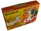 Sony Premium Mini DV DVM60PR3 Tape. NIEUW !!!!, Mini dv, 20x of meer, Nieuw, Ophalen of Verzenden