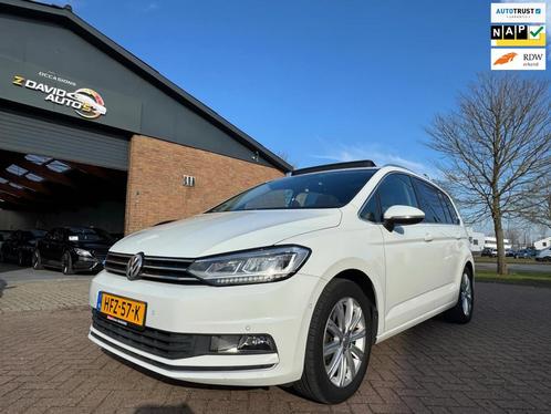 Volkswagen Touran 1.4 TSI Highline 7p Automaat Pano Cam, Auto's, Volkswagen, Bedrijf, Te koop, Touran, ABS, Achteruitrijcamera