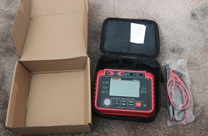 Tester Megohmmeter Megger Tools Resistance Meter, Doe-het-zelf en Verbouw, Meetapparatuur, Nieuw, Elektriciteit, Ophalen of Verzenden