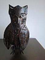 Decoratieve uil van plaatwerk, Antiek en Kunst, Ophalen of Verzenden