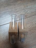 Leuke stek vaasjes om op te hangen, Huis en Inrichting, Woonaccessoires | Vazen, Gebruikt, Overige kleuren, Ophalen of Verzenden