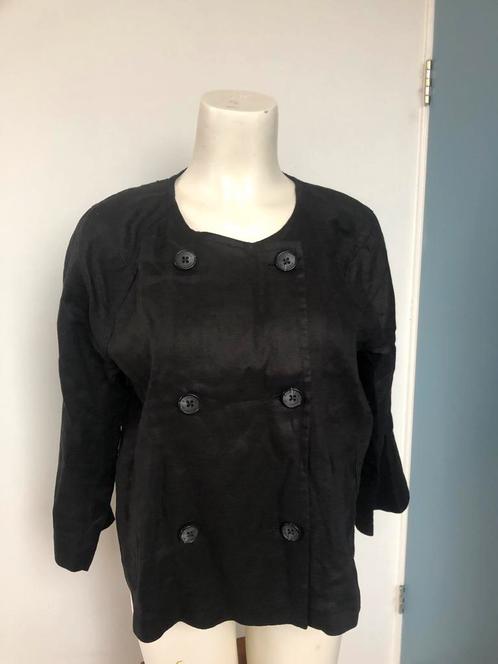 Burton of London zwart linnen kort jasje blazer m, Kleding | Dames, Jasjes, Kostuums en Pakken, Zo goed als nieuw, Jasje, Maat 38/40 (M)