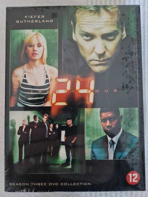 24 - Seizoen 3 Complete Derde Seizoen T.e.a.b., Cd's en Dvd's, Dvd's | Thrillers en Misdaad, Zo goed als nieuw, Detective en Krimi