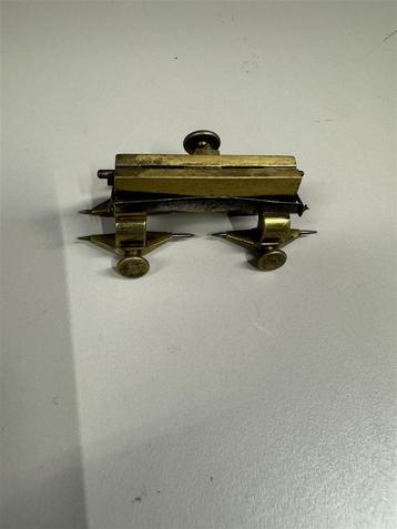 Antieke messing dieptemeter horlogemakerswiel/rondsel uurwer beschikbaar voor biedingen