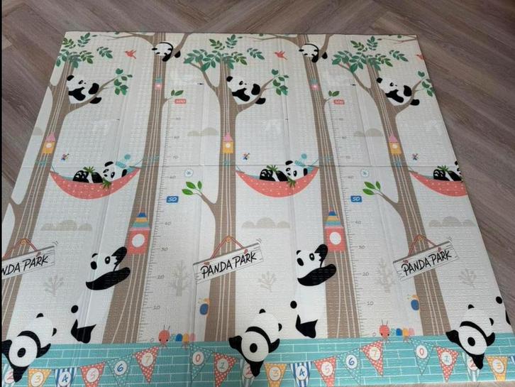 Babyspeelmat 200x180cm foam kruipmat dubbelzijdig opvouwbaar, Kinderen en Baby's, Speelgoed | Speelkleden, Nieuw, Verzenden