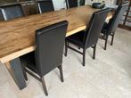 6 Donkerbruine Horeca Eetkamerstoelen (Sligro), Ophalen, Bruin, Nieuw, Vijf, Zes of meer stoelen